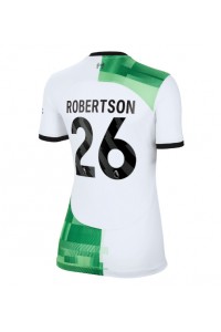 Liverpool Andrew Robertson #26 Jalkapallovaatteet Naisten Vieraspaita 2023-24 Lyhythihainen